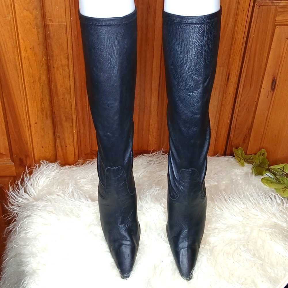 VANESSA NOEL LEATHER BOOT 38.5